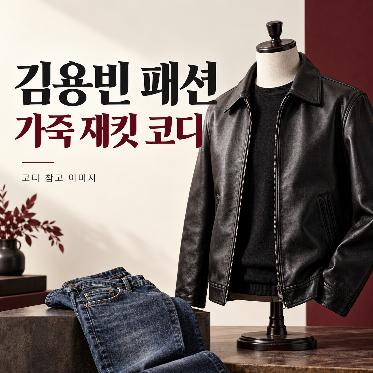 김용빈 패션 2026|서울패션위크 가죽 재킷, 분위기를 바꾼 코디 포인트
