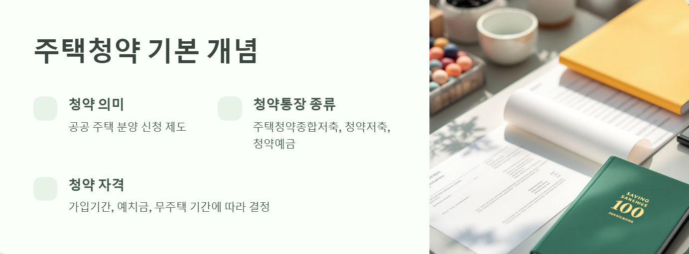 주택청약 기본 개념