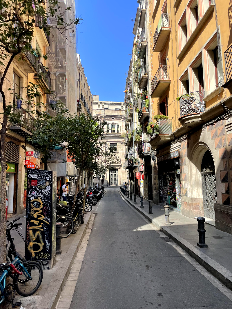 산 하우메 광장 가는길 