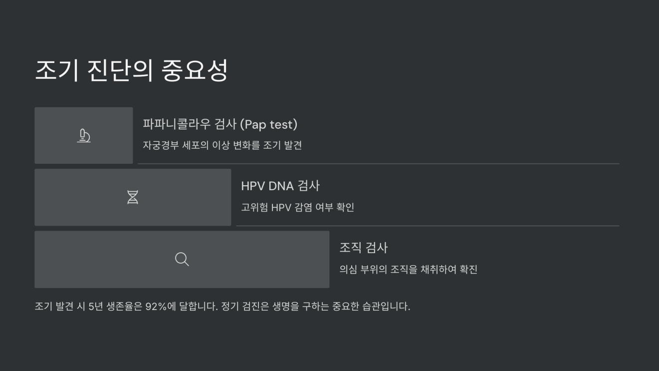 자궁경부암 초기증상 5