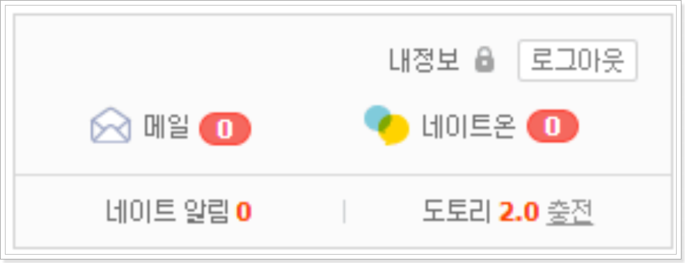 싸이월드-도토리-잔액