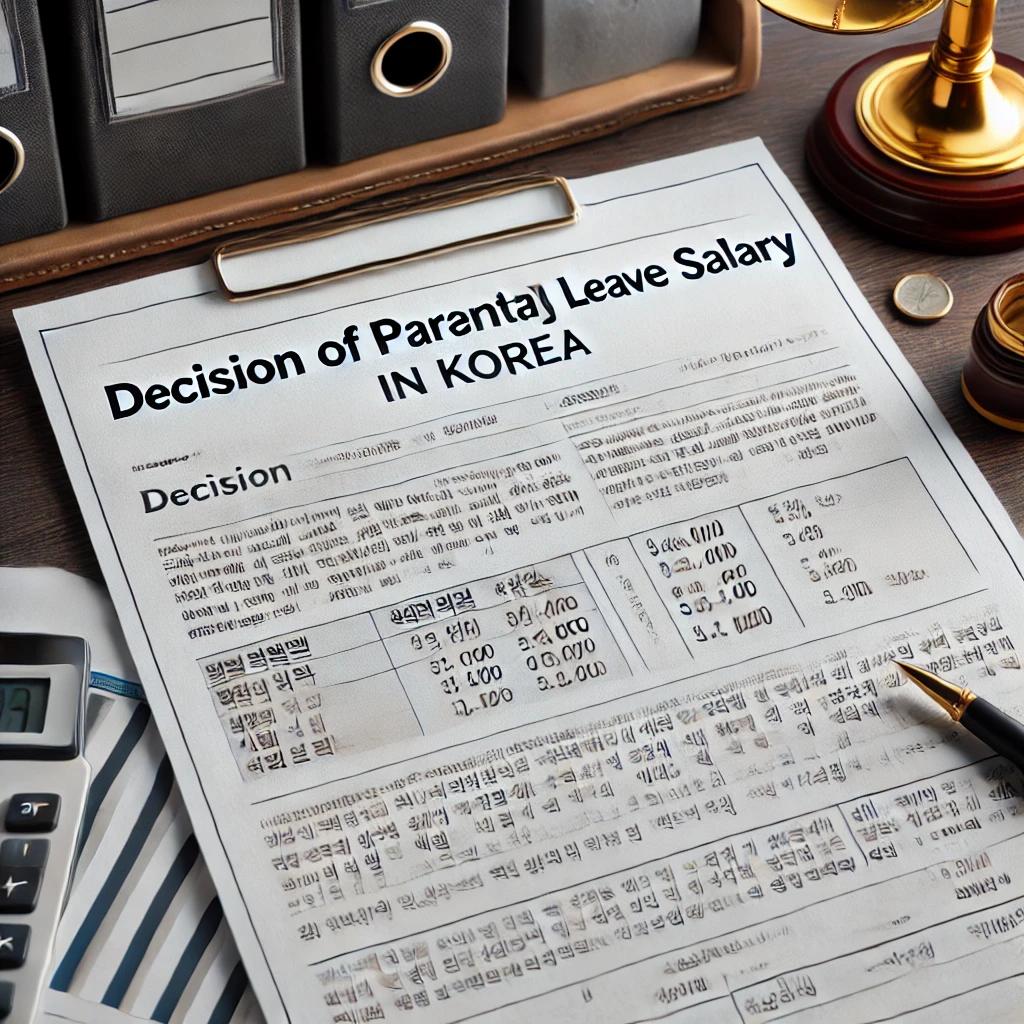 육아휴직 급여 결정통지서