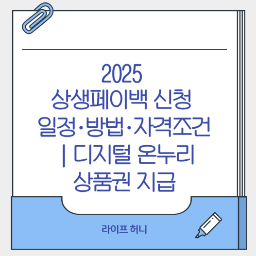 2025 상생페이백 신청