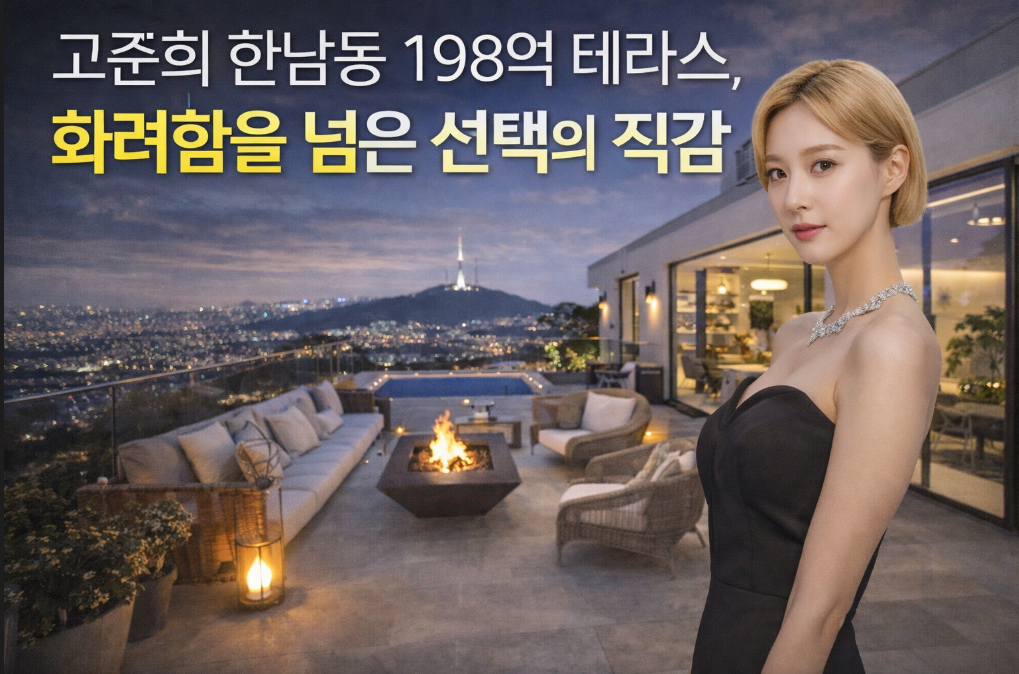 고준희 한남동 198억 테라스, 선택 뒤 숨은 진짜 이유