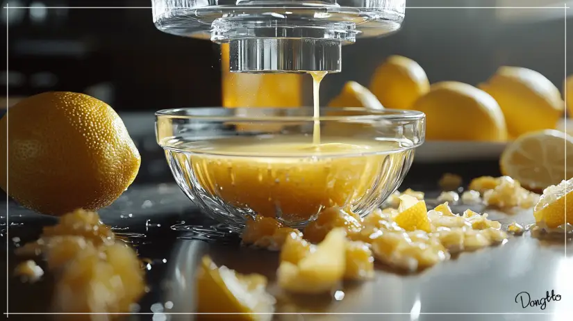 즙짜개로-레몬을-짜서-레몬물-만들기-하는-모습