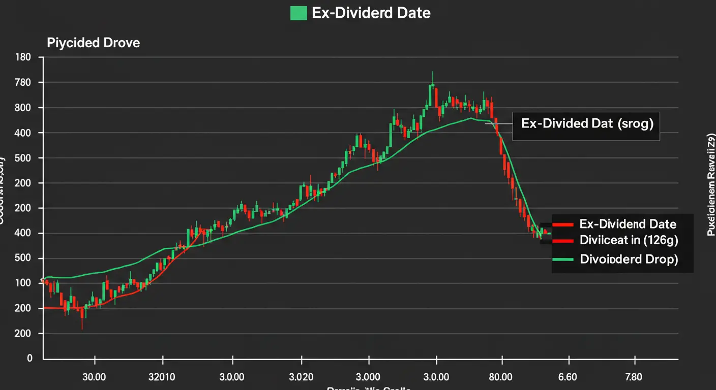 배당락일에 배당금만큼 주가가 하락하는 배당락 효과