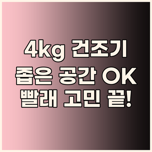 4kg 위닉스 건조기 HS3E400!..