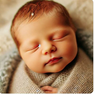 신생아 감각 발달 관련 이미지