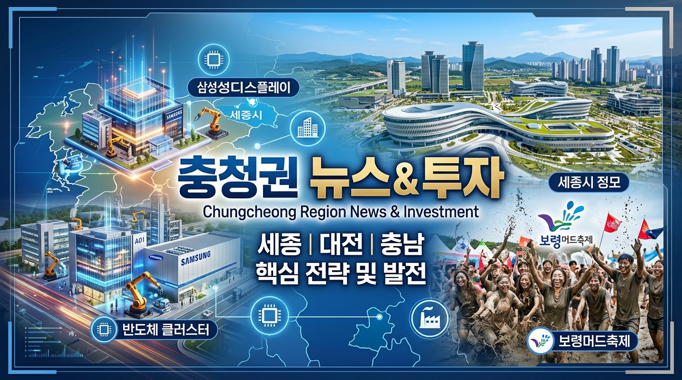 충청권 핵심 뉴스 ❘ 충청권 392조원 투자협약과 세종시 8.5조원 유치 성과