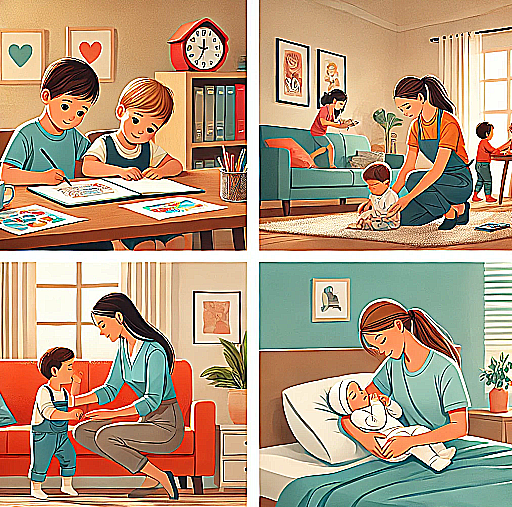 아이돌봄 유형 이미지 사진