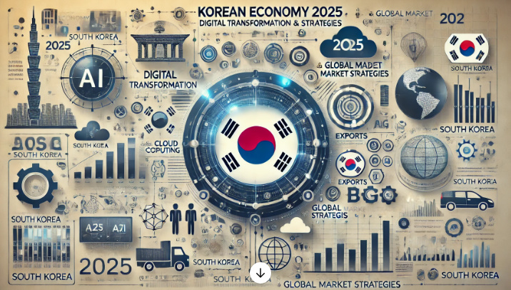 한국 경제 2025, 디지털 전환과 글로벌 시장 공략법 관련 이미지