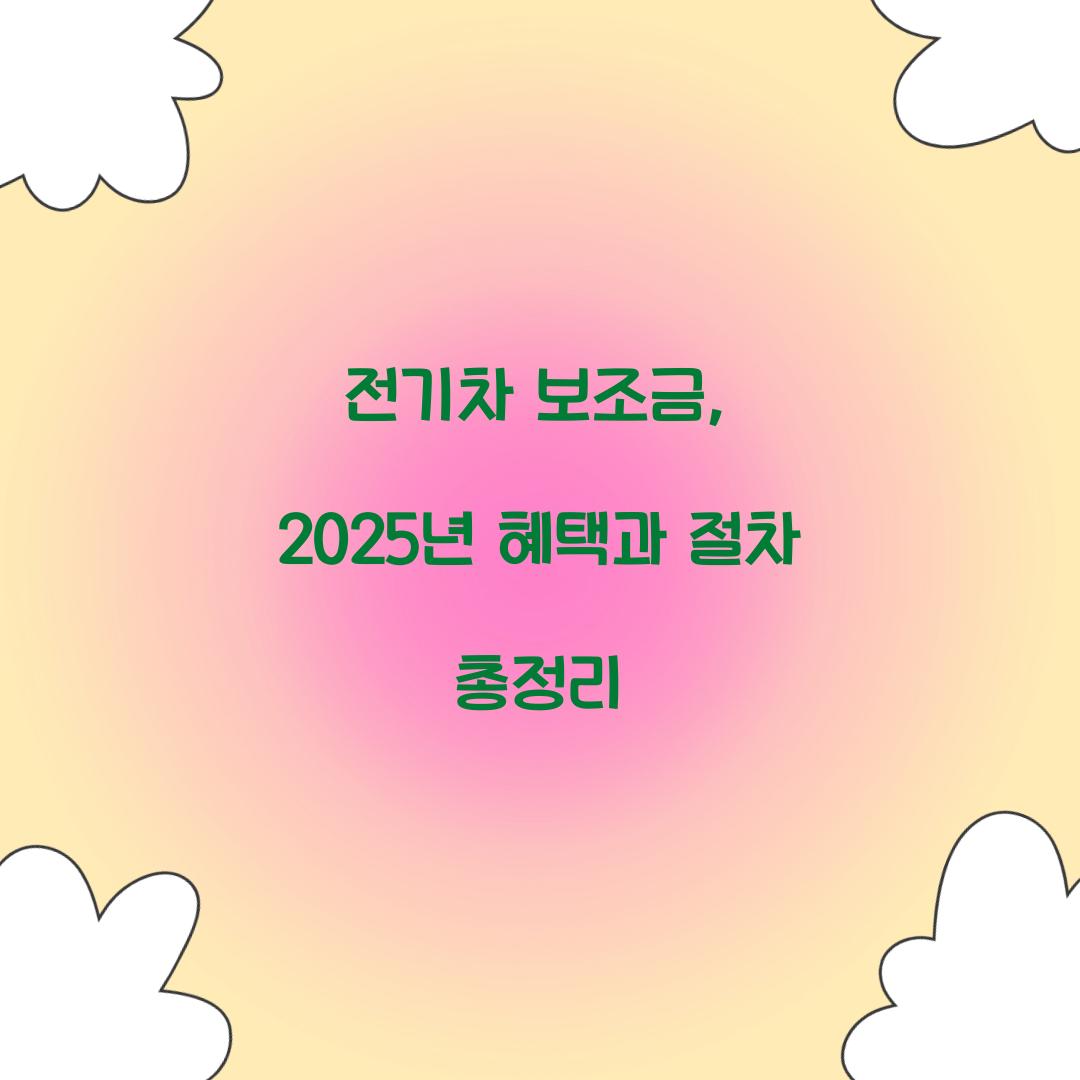 전기차 보조금