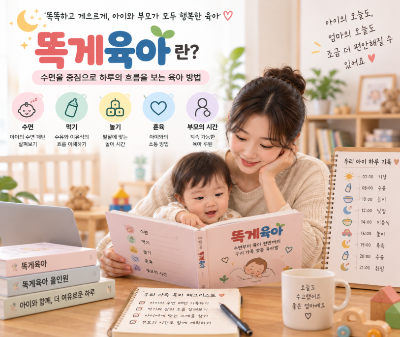 똑게육아란? 핵심 개념과 수면 중심 육아 방법 알아보기