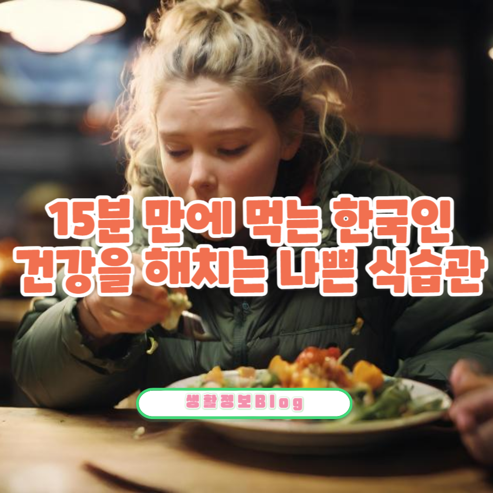 한국인의 평균 식사 시간과 건강