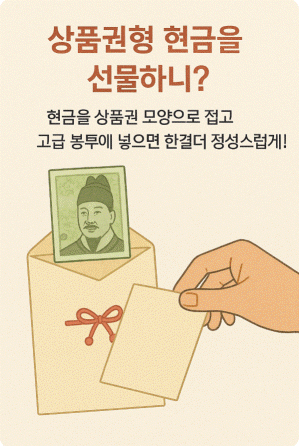 5월 8일 어버이날 부모님 현금 선물 포장 추천1