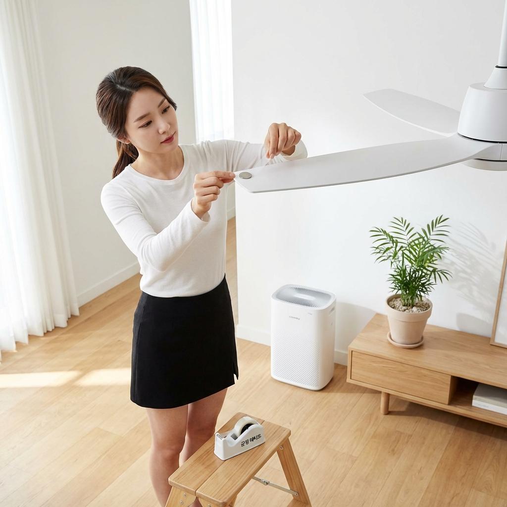 다이소 2천 원 꿀템으로 실링팬 미세 진동 잡는 노하우