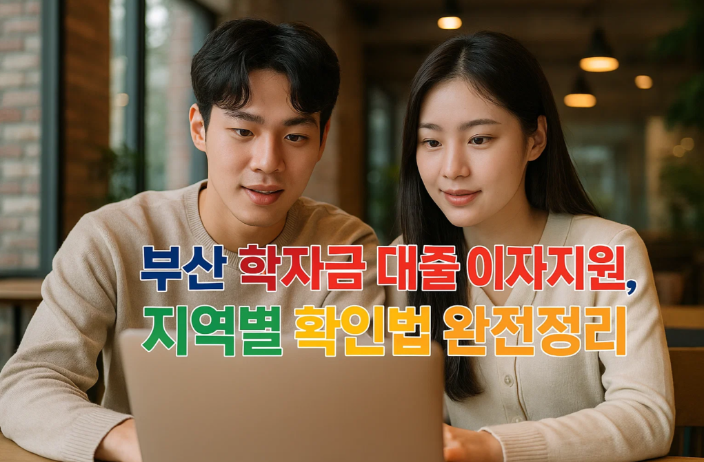 부산 학자금 대출 이자지원, 지역별 확인법 완전정리