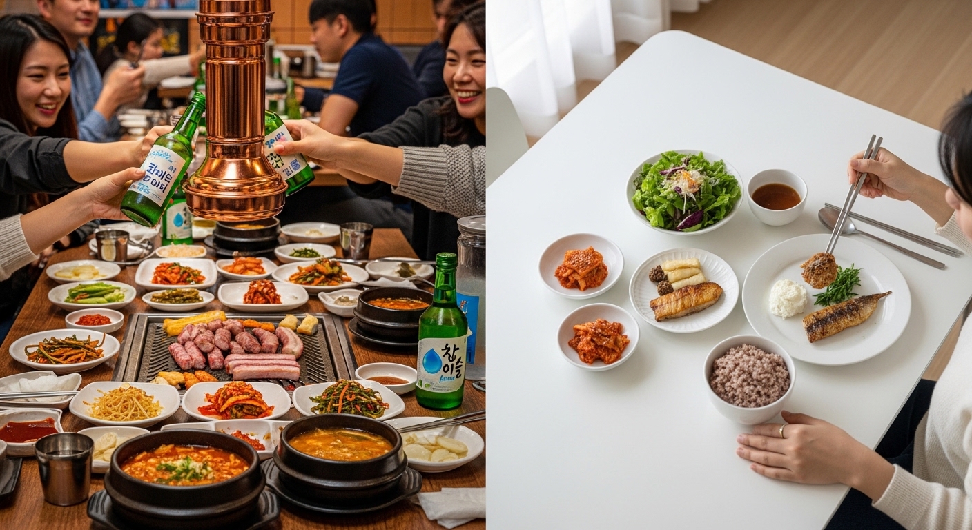 외식 vs 한식
