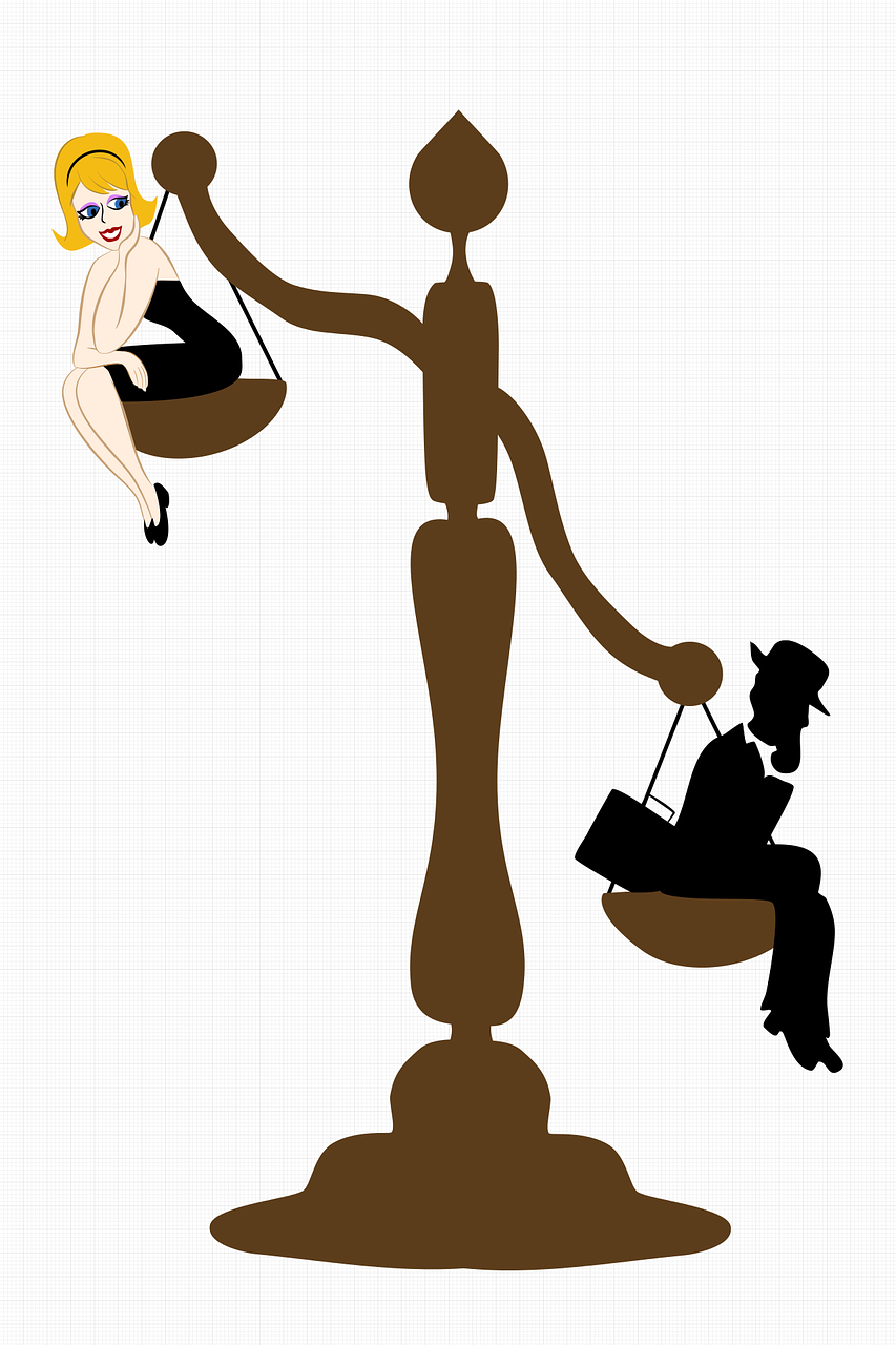 비교를 상징하는 저울을 나타내는 이미지