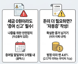 증여 차용증