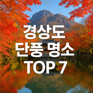 경상도 단풍 명소 TOP 7 : 2025 가을 절정 시기 &amp; 여행 코스 총정리