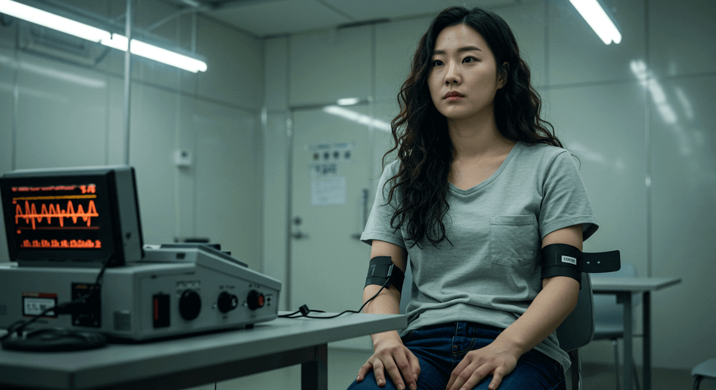 거짓말 탐지기는 무엇을 측정하는가?