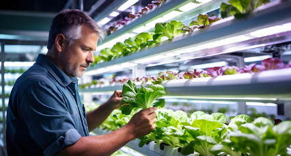 식량 자급자족을 위한 스마트팜 기술
