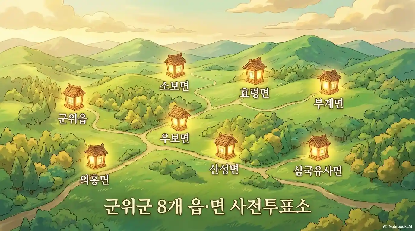 2026 군위군 사전투표소 위치