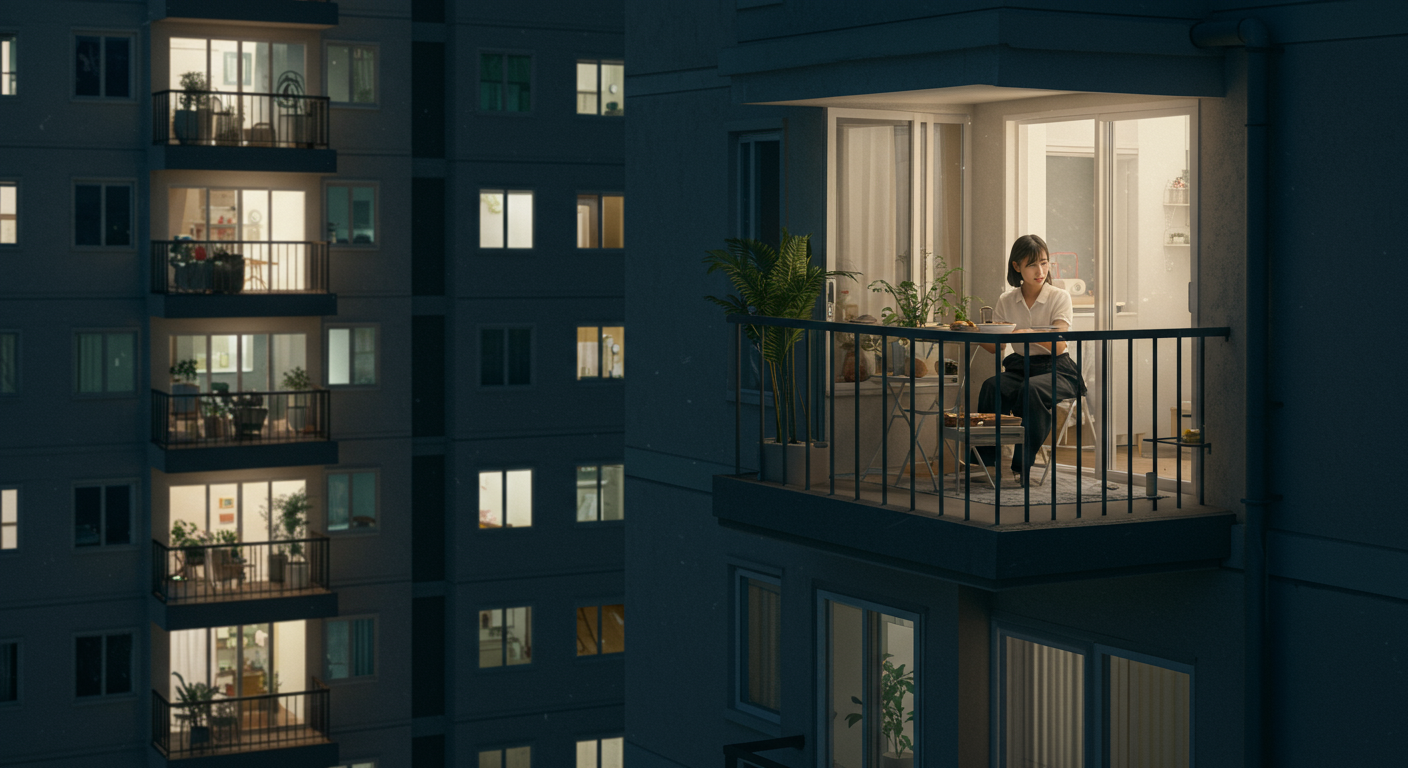 월세지원을 받아 마련한 집에서 친구들이 파티를 하고 있다.