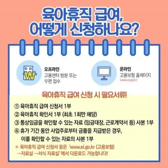 육아휴직 급여 신청과 혜택으로 안내_9