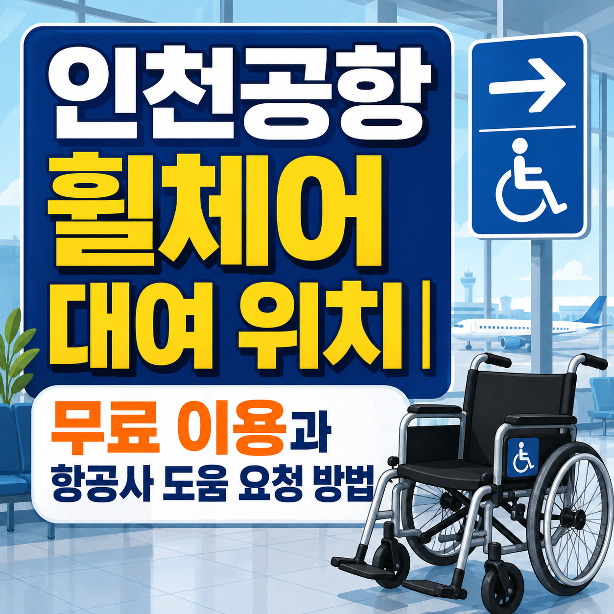 인천공항 휠체어 대여 위치