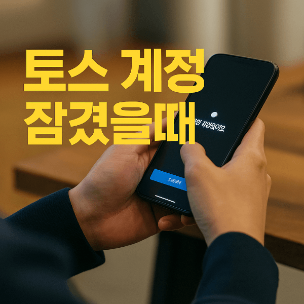 토스 계정 잠겼을 때 해결 방법 썸네일