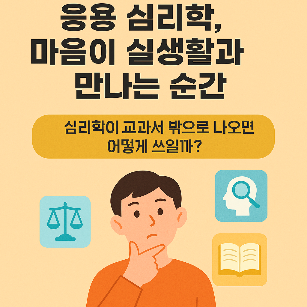 응용 심리학, 마음이 실생활과 만나는 순간