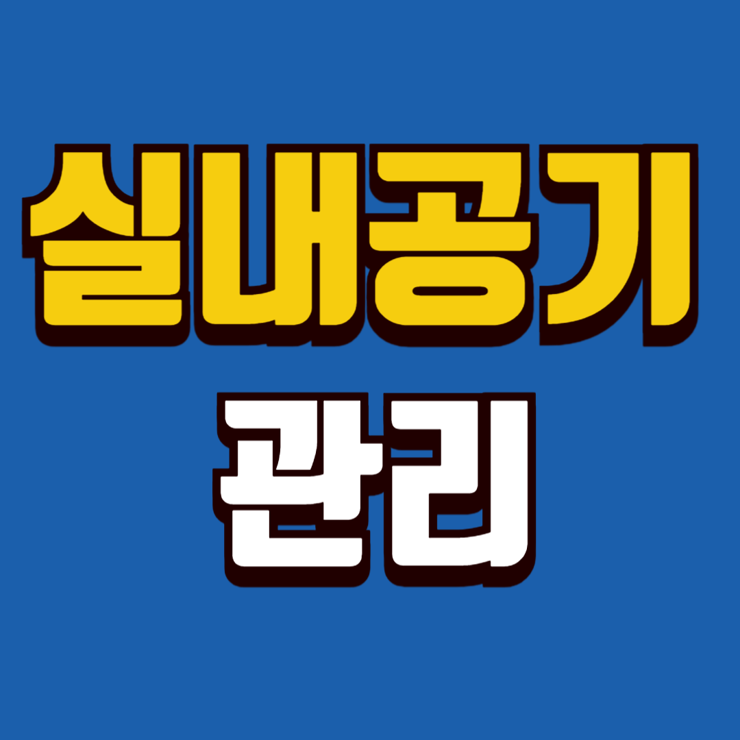 실내 공기 관리로 당신의 호흡기를 지키세요!