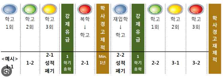 제적 뜻 재적 차이 대학교 재입학 자퇴 퇴학 학사경고