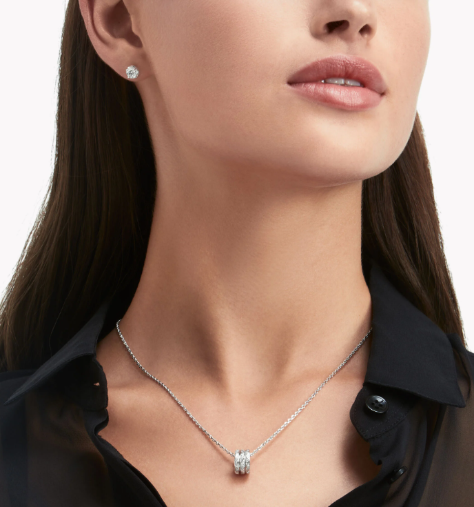 로렌스 그라프 시그니처 트리플 파베 다이아몬드 펜던트