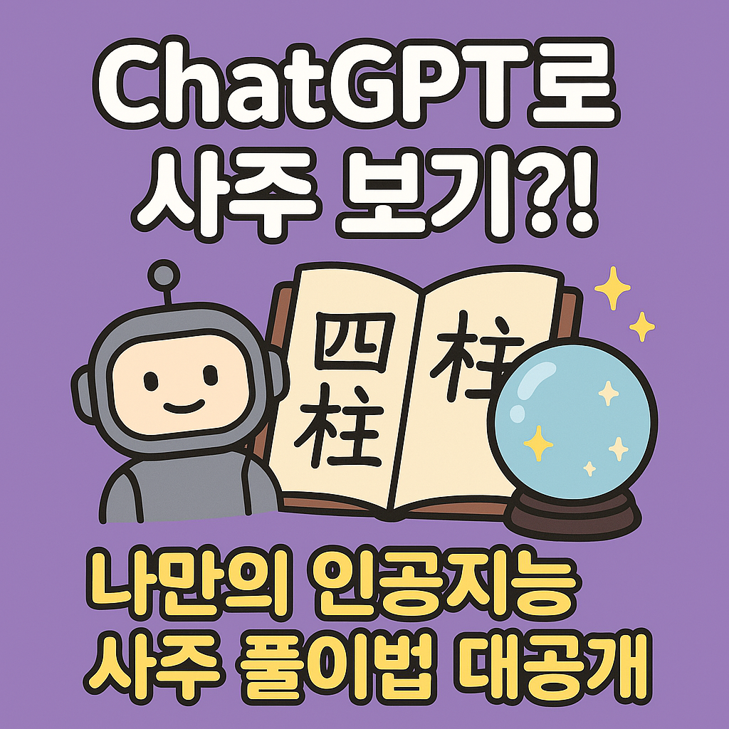 ChatGPT로 사주 보기