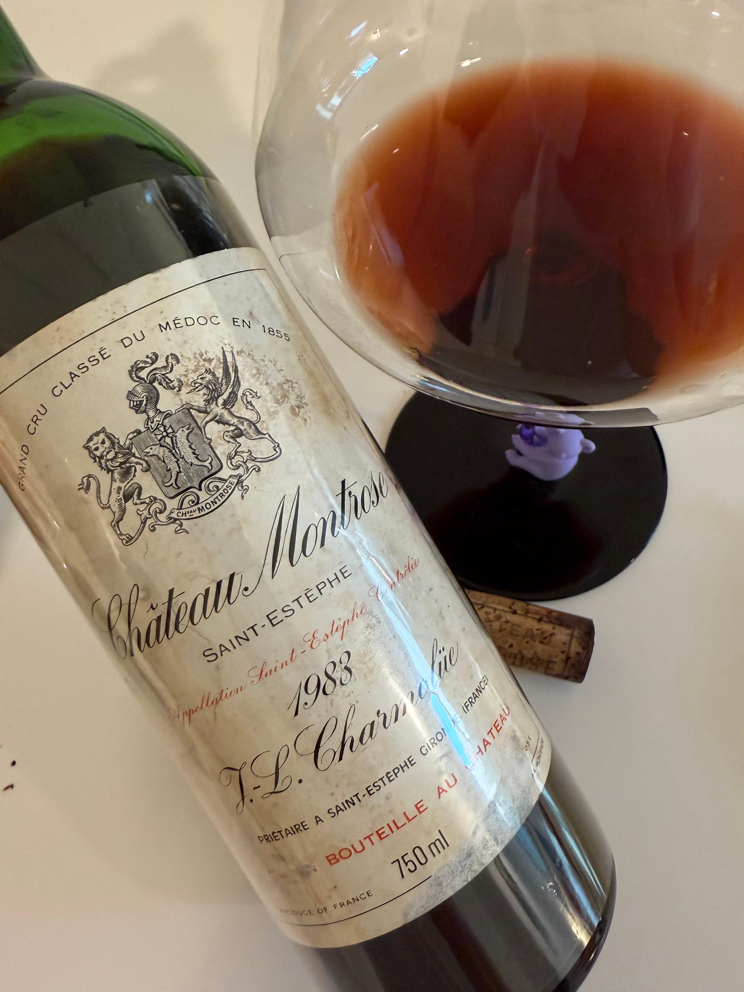 Château Montrose 1983, Saint-Estèphe, Bordeaux, France๏ฝ์คํ ๋ชฝ๋ก์ฆ 1983