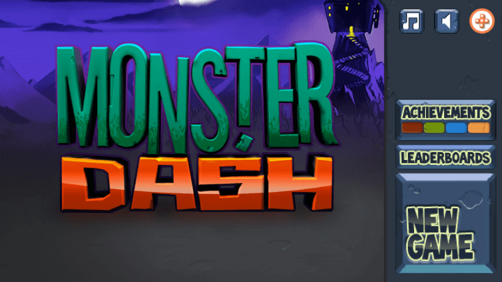 몬스터-대쉬-무료게임-메인-화면