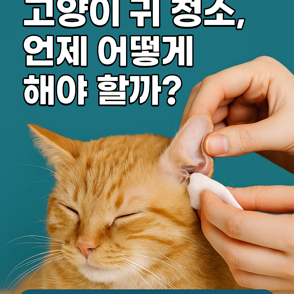 고양이 귀 청소