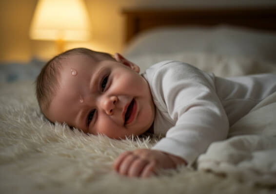 열이 나는 아기