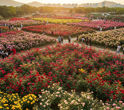 부천 백만송이 장미축제 일정,교통 주차장, 관람포인트(포토존), 맛집,숙박
