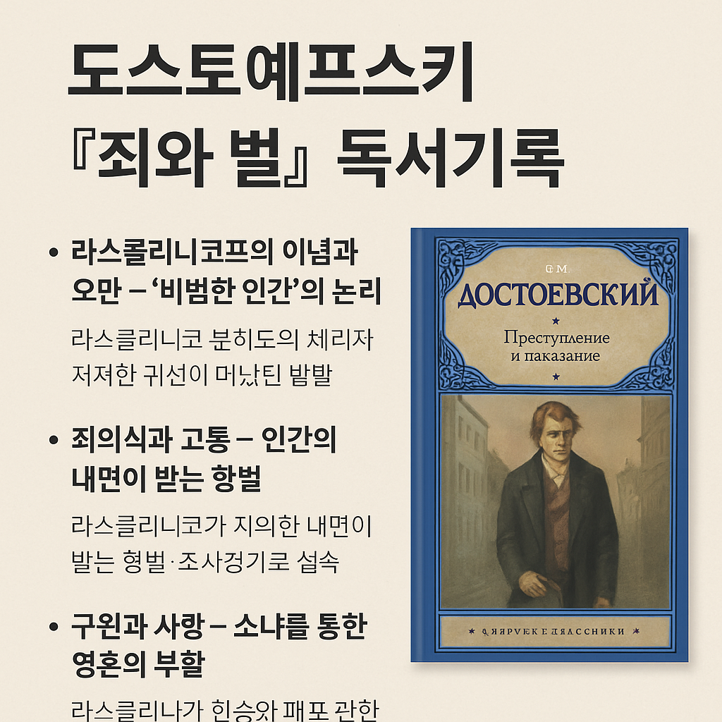 도스토예프스키 『죄와 벌』 독서기록