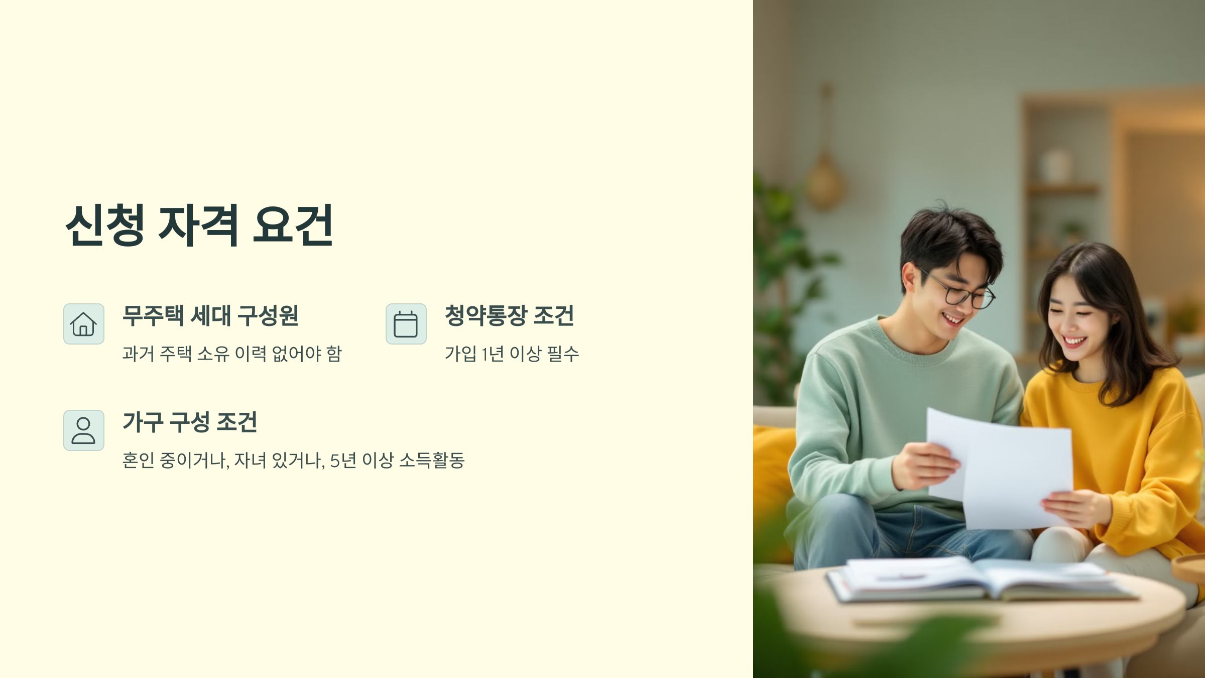 신청 자격 요건