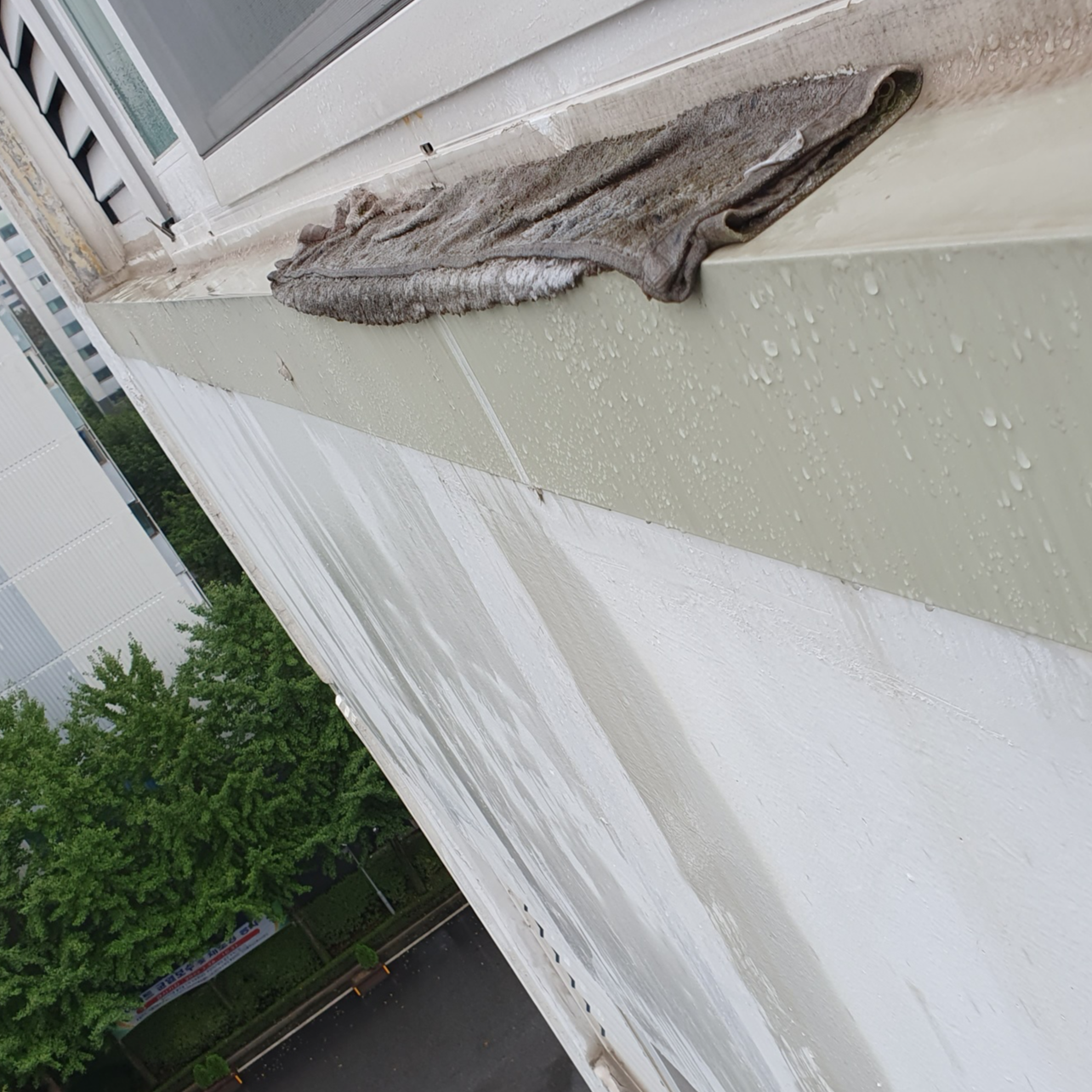 물방울 소리 방지 수건