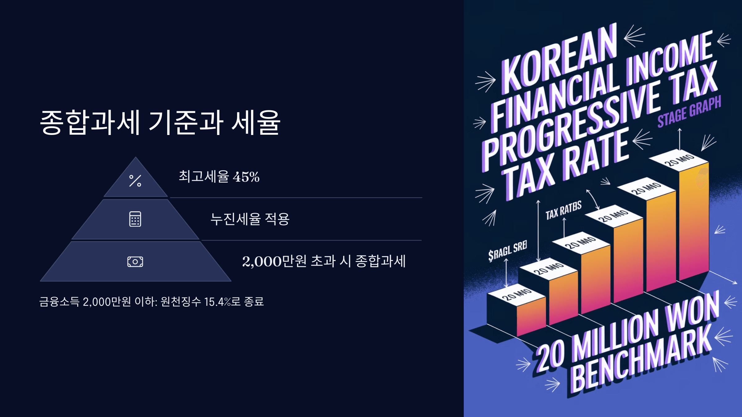 종합과세 기준과 세율