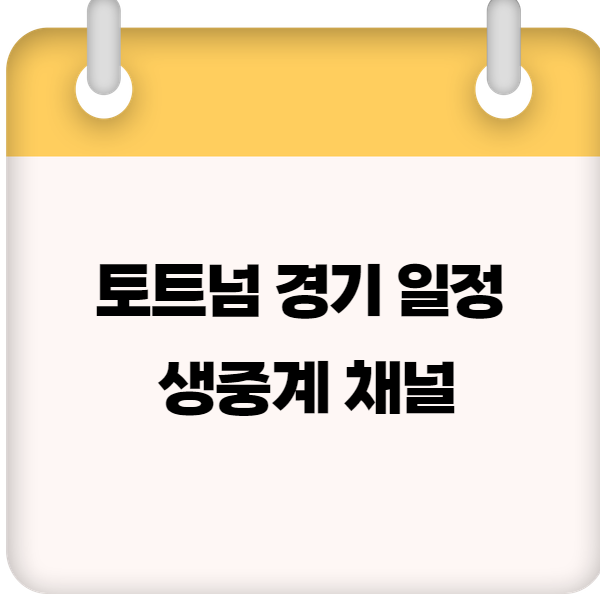 2025 토트넘 경기 일정 & 생중계 채널 총정리 ❘ 손흥민 경기 실시간 보기