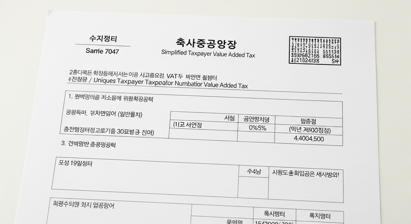 간이과세자 부가세 신고