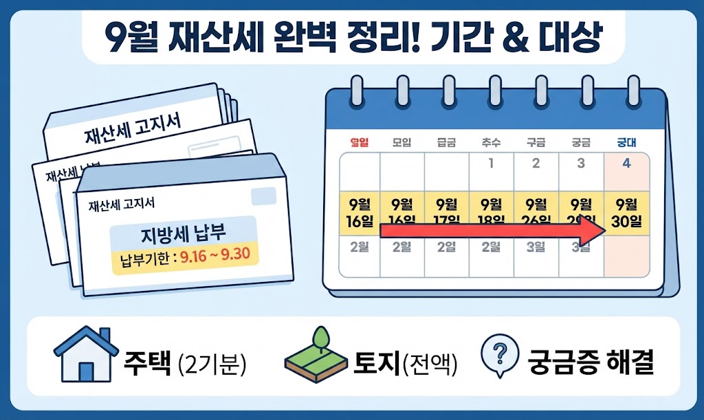 9월 재산세 완벽정리표