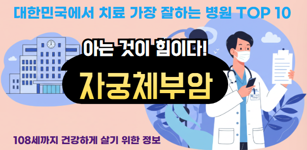 대한민국에서 자궁체부암 치료 잘하는 병원 TOP 10, 질병코드